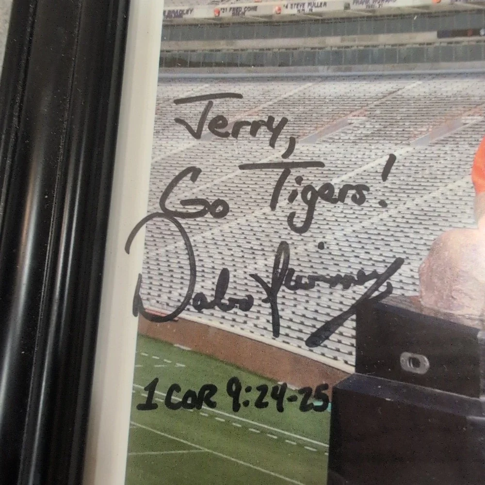 Dabo Swinney Signed Clemson Tigers Framed Photo Howards Rock Autograph VG+ - Picture 2 of 5